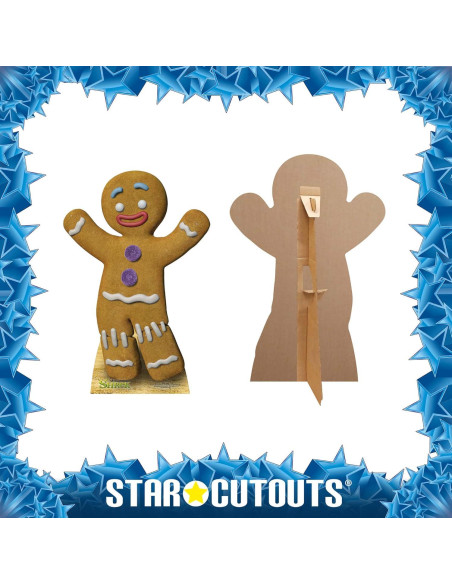 Recorte de Cartón Hombre de Jengibre Gingy STAR CUTOUTS 75x51cm