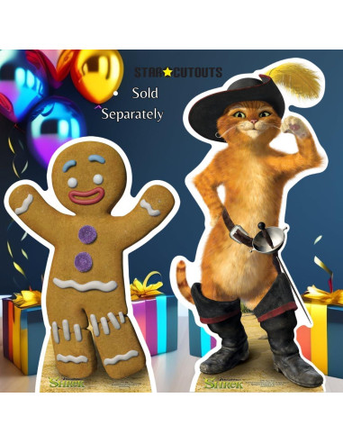 Recorte de Cartón Hombre de Jengibre Gingy STAR CUTOUTS 75x51cm