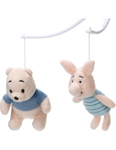 Móvil Musical para Cuna Lambs & Ivy Pooh Bear Gris 2