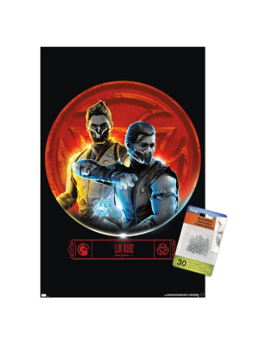 Póster de Pared Trends International Mortal Kombat 1 Lin Kuei 37x57cm