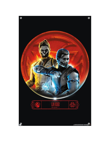 Póster de Pared Trends International Mortal Kombat 1 Lin Kuei 37x57cm