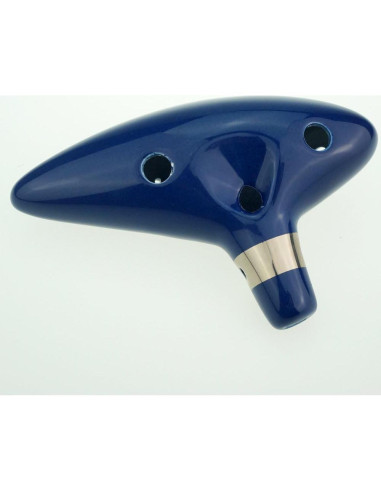 OcarinaWind 12 Agujeros Ocarina Cerámica Azul C afinada