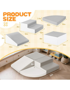 Bloques de Escalada de Espuma Sumbababy - 4 Piezas para Niños 2