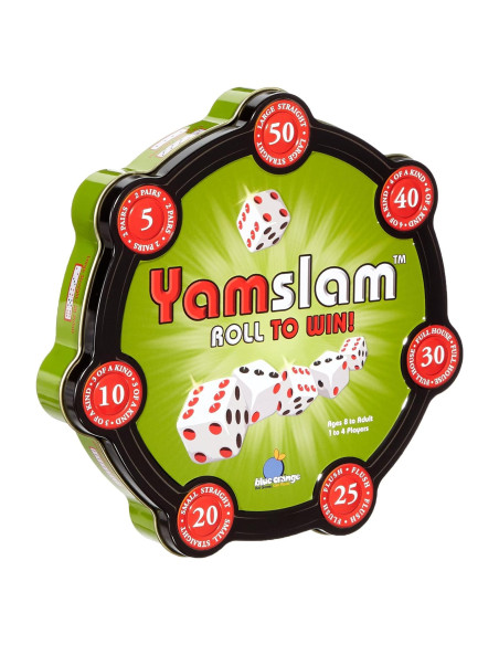 Juego de Dados Yamslam Blue Orange - Diversión Familiar 1-4 Jugadores