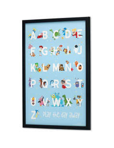 Decoración de Pared de Madera Pixar - Arte enmarcado 60.7x41.3 cm 2