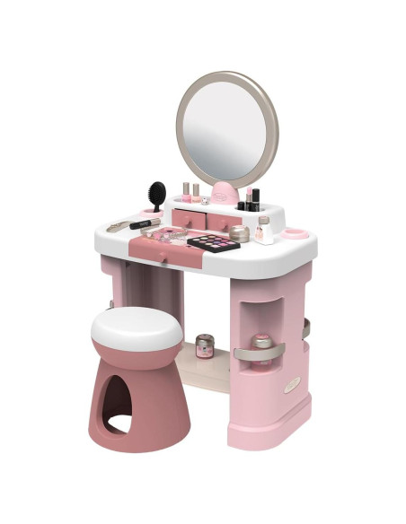 Mesa de Maquillaje Smoby con Espejo y 15 Accesorios - 3 Años