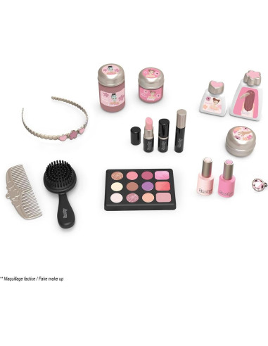 Mesa de Maquillaje Smoby con Espejo y 15 Accesorios - 3 Años