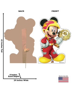 Trofeo de Cartón Mickey Mouse 42" x 29" - Cardboard People 2