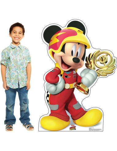 Trofeo de Cartón Mickey Mouse 42" x 29" - Cardboard People