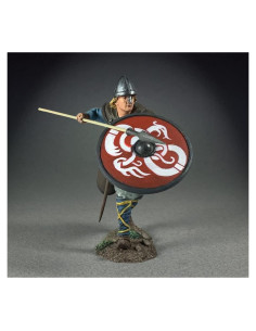 Figura Geir Vikingo 1:30 W. Britain - Metal Pintado a Mano
