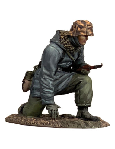 Figura de metal W. Britain Soldado Waffen Alemán WWII 6.03 cm