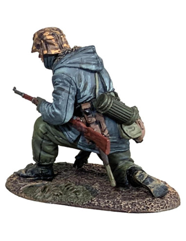 Figura de metal W. Britain Soldado Waffen Alemán WWII 6.03 cm