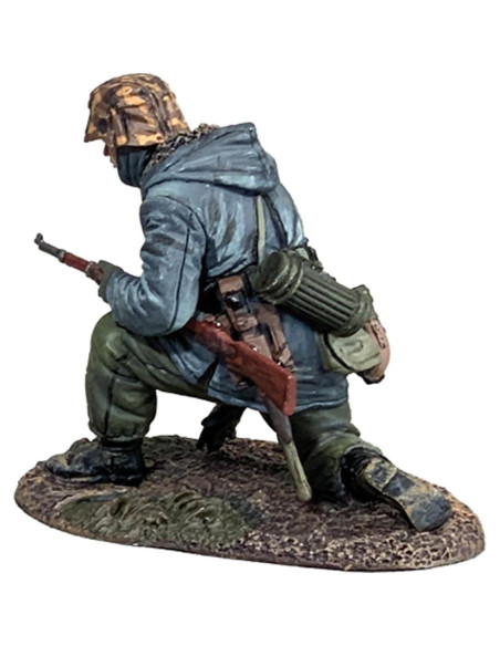 Figura de metal W. Britain Soldado Waffen Alemán WWII 6.03 cm