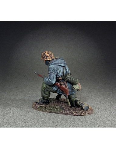 Figura de metal W. Britain Soldado Waffen Alemán WWII 6.03 cm