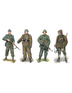 Figuras Granaderos Waffen Alemanes 1/35 Dragon - Juego de 4