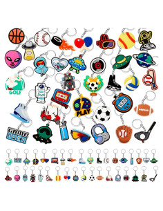 Llaveros de Videojuegos Batiyeer - 36 Piezas PVC 3x3cm