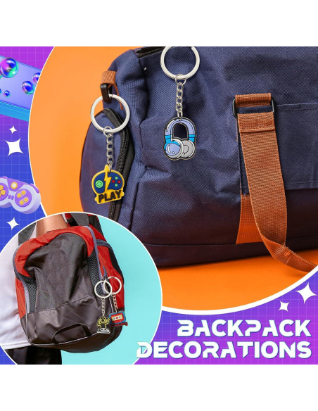 Llaveros de Videojuegos Batiyeer - 36 Piezas PVC 3x3cm