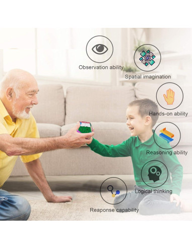 Conjunto de Cubos de Velocidad Roxenda 2x2 4x4 Megaminx Pirámide