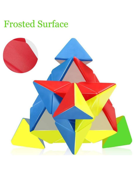 Conjunto de Cubos de Velocidad Roxenda 2x2 4x4 Megaminx Pirámide
