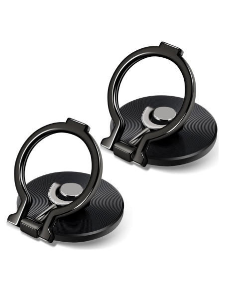 Soporte para Anillo de Teléfono Aceyoon Negro 360 Ajustable