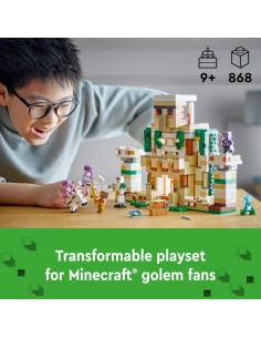 LEGO Minecraft Fortaleza del Golem de Hierro 21250 - 868 Piezas 2