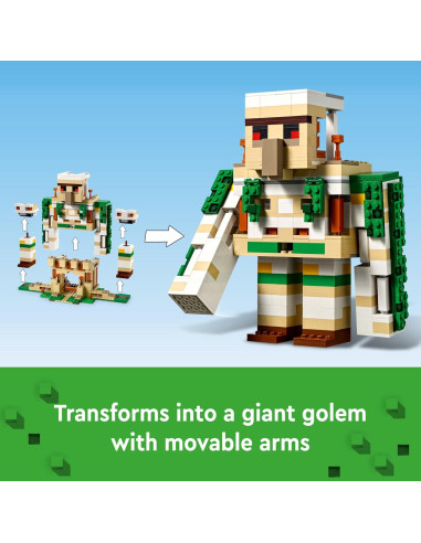 LEGO Minecraft Fortaleza del Golem de Hierro 21250 - 868 Piezas