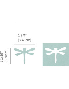 Perforadora de papel Bira Craft libélula 3.49 x 2.70 cm 2