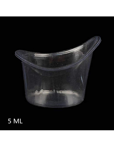 50 Copas de Lavado Ocular Desechables PPX 5ml PVC Portátiles