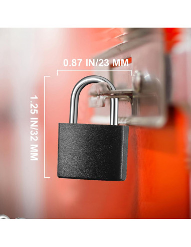 10 Candados de Equipaje Ripeng con Llaves - Compactos y Negros