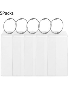 5 Pack Etiquetas de Equipaje de Crucero COOINS Impermeables 2