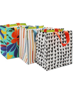 Bolsas de Compras Reutilizables Earthwise 6 Piezas 36.8x21x33cm 2