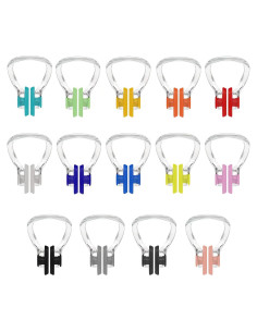 Clip de Nariz para Nadar Hurdilen - 14 Paquetes Multicolor