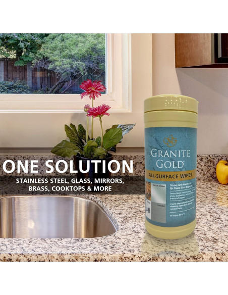 Toallitas Multi-Superficies Granite Gold - 40 Unidades