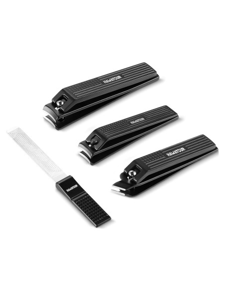 Kit de Manicura y Pedicura HAWATOUR 4 en 1 Acero Inoxidable