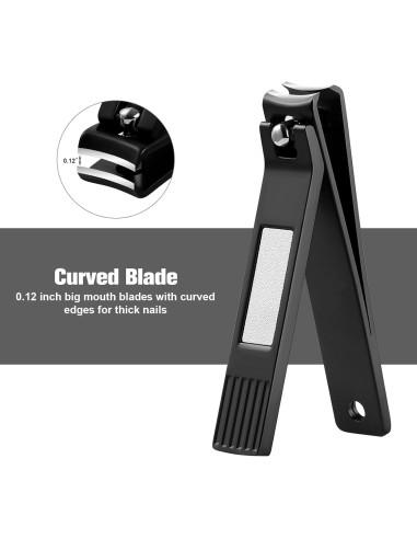 Kit de Manicura y Pedicura HAWATOUR 4 en 1 Acero Inoxidable