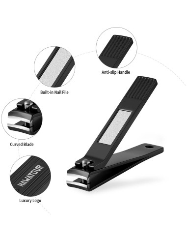 Kit de Manicura y Pedicura HAWATOUR 4 en 1 Acero Inoxidable