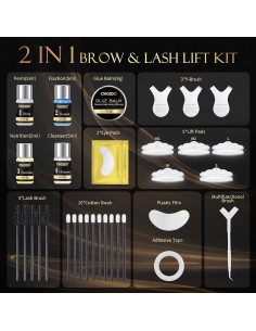 Kit de Elevación de Pestañas y Laminado de Cejas Choido 2 en 1 2