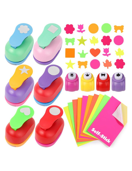 Juego de Perforadoras de Papel MAPVOLUT 10 Piezas para Manualidades