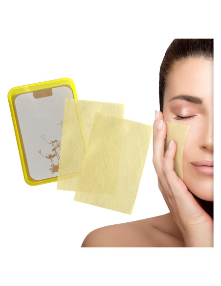 Papel Absorbente de Aceite EKIND 300 Hojas Amarillo