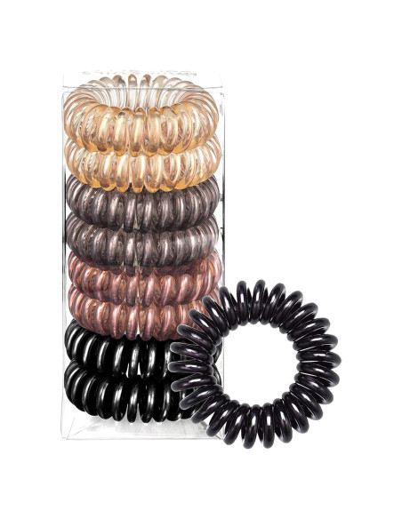 8 Bandas de Cabello Sin Daño ZMZDP - Sujetadores Invisibobble