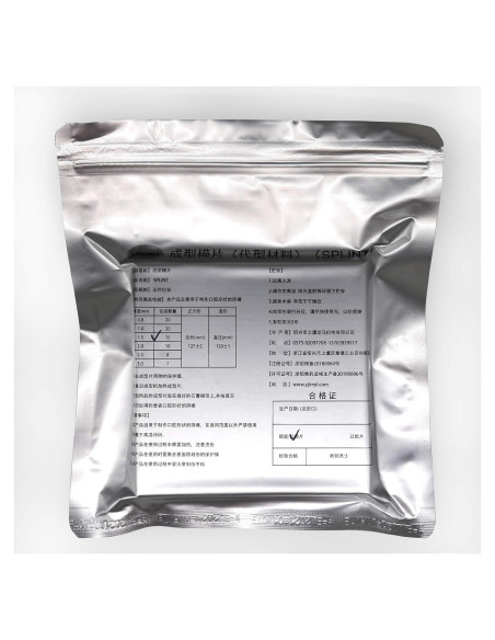 15 Hojas 1.5MM Férula Dental Dura Impressive Smile 12.7x12.7cm