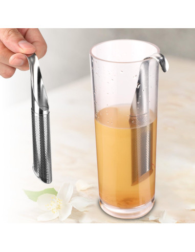 Tubo Infusor de Té Acero Inoxidable Lasuroa 14.5x2cm
