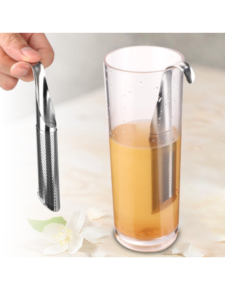 Tubo Infusor de Té Acero Inoxidable Lasuroa 14.5x2cm