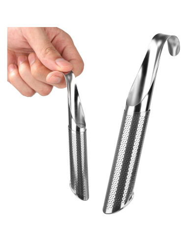 Tubo Infusor de Té Acero Inoxidable Lasuroa 14.5x2cm