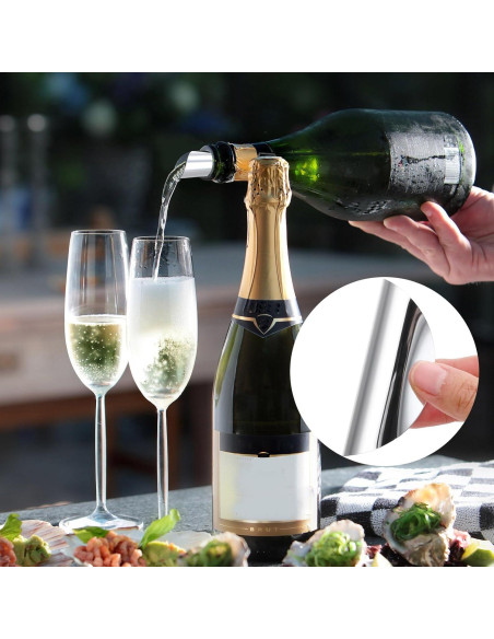 150 Discos de Vino Reutilizables HBEJGHHO 7.6 cm Aluminio