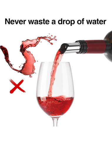 150 Discos de Vino Reutilizables HBEJGHHO 7.6 cm Aluminio