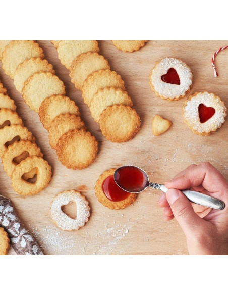 Cortadores de Galletas Linzer GWHOLE 8 Piezas Acero Inoxidable