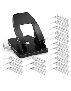 Perforadora de 2 Agujeros Rich-US KZ162 con 100 Sujetadores