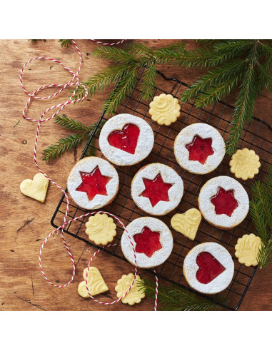 Cortadores de Galletas Linzer GWHOLE 8 Piezas Acero Inoxidable