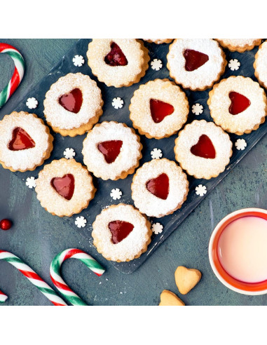 Cortadores de Galletas Linzer GWHOLE 8 Piezas Acero Inoxidable